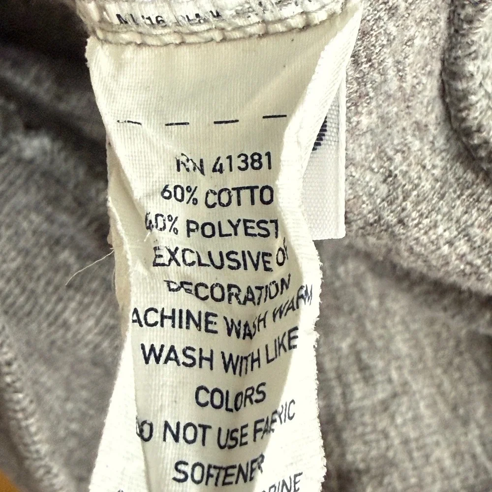 Polo Ralph Lauren Mens Full Zip Hoodie Gray Heather Medium Preppy Y2K Old‎ Money